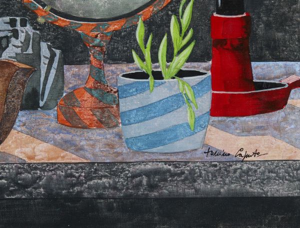 CAPUTO  TONINO (1933 - 2021) : VIVEVO A PIAZZA DEL PARADISO  - Asta Asta 499 | ARTE MODERNA E CONTEMPORANEA Virtuale - Associazione Nazionale - Case d'Asta italiane