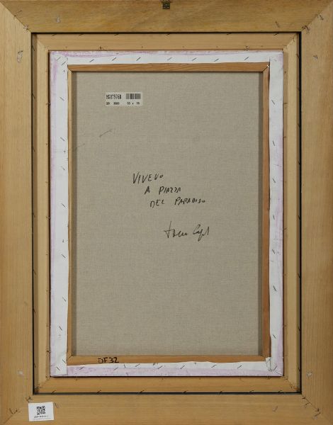 CAPUTO  TONINO (1933 - 2021) : VIVEVO A PIAZZA DEL PARADISO  - Asta Asta 499 | ARTE MODERNA E CONTEMPORANEA Virtuale - Associazione Nazionale - Case d'Asta italiane
