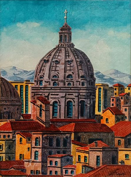 CAPUTO  TONINO (1933 - 2021) : LA GRANDE CUPOLA  - Asta Asta 499 | ARTE MODERNA E CONTEMPORANEA Virtuale - Associazione Nazionale - Case d'Asta italiane
