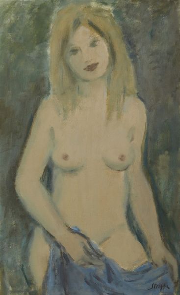 STROPPA LEONARDO  (1900 - 1991) : MODELLA  - Asta Asta 499 | ARTE MODERNA E CONTEMPORANEA Virtuale - Associazione Nazionale - Case d'Asta italiane