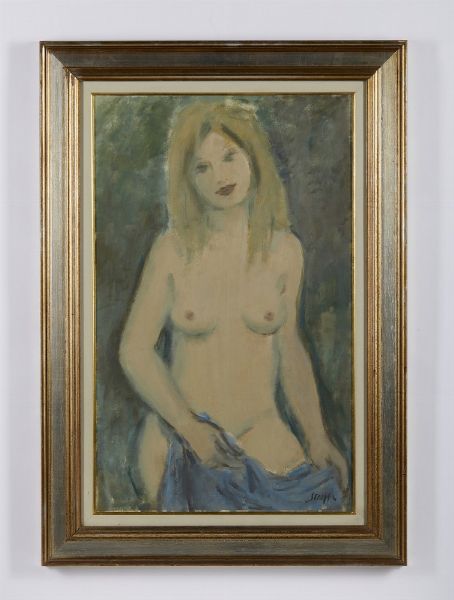 STROPPA LEONARDO  (1900 - 1991) : MODELLA  - Asta Asta 499 | ARTE MODERNA E CONTEMPORANEA Virtuale - Associazione Nazionale - Case d'Asta italiane