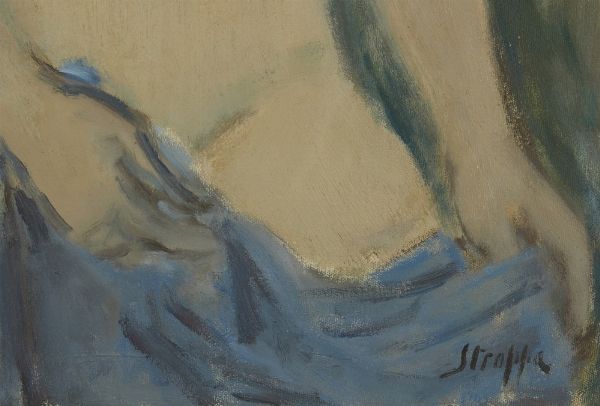 STROPPA LEONARDO  (1900 - 1991) : MODELLA  - Asta Asta 499 | ARTE MODERNA E CONTEMPORANEA Virtuale - Associazione Nazionale - Case d'Asta italiane