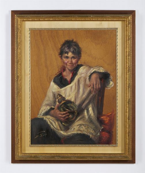 TAFURI LUCIO (n. 1941) : RITRATTO DI FANCIULLO  - Asta Asta 499 | ARTE MODERNA E CONTEMPORANEA Virtuale - Associazione Nazionale - Case d'Asta italiane