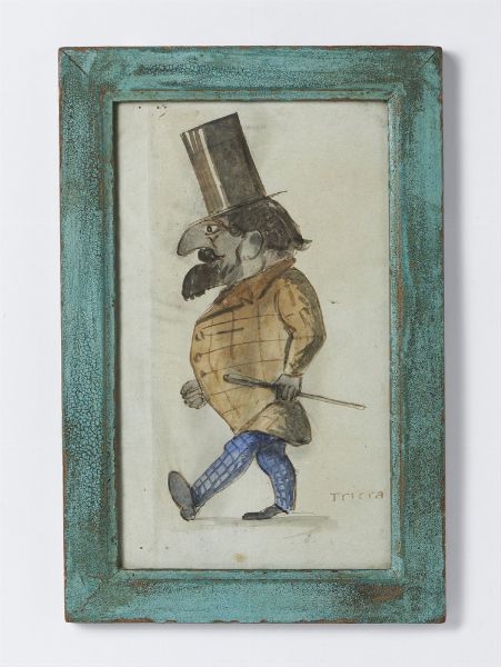 TRICCA ANGIOLO (1817 - 1884) : SENZA TITOLO  - Asta Asta 499 | ARTE MODERNA E CONTEMPORANEA Virtuale - Associazione Nazionale - Case d'Asta italiane