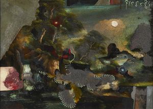 FIESCHI GIANNETTO (1921 - 2010) - ARCADIA NEL CUORE O: OCCASIONE FUGGEVOLE