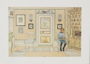 LARSSON CARL (1853 - 1919) : LOTTO COMPOSTO DA N.6 FOGLI  - Asta Asta 499 | ARTE MODERNA E CONTEMPORANEA Virtuale - Associazione Nazionale - Case d'Asta italiane