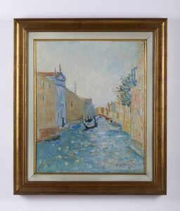 DE ROCCHI FRANCESCO (1902 - 1978) : VENEZIA, RIO DEI MANDICANTI  - Asta Asta 499 | ARTE MODERNA E CONTEMPORANEA Virtuale - Associazione Nazionale - Case d'Asta italiane