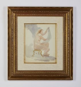 FALZONI GIULIO (1900 - 1978) : DOPO IL BAGNO, (1953)  - Asta Asta 499 | ARTE MODERNA E CONTEMPORANEA Virtuale - Associazione Nazionale - Case d'Asta italiane