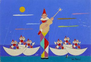 POZZI WALTER (1911 - 1989) - SENZA TITOLO