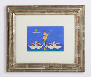 POZZI WALTER (1911 - 1989) : SENZA TITOLO  - Asta Asta 499 | ARTE MODERNA E CONTEMPORANEA Virtuale - Associazione Nazionale - Case d'Asta italiane