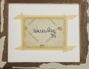 POZZI WALTER (1911 - 1989) : SENZA TITOLO  - Asta Asta 499 | ARTE MODERNA E CONTEMPORANEA Virtuale - Associazione Nazionale - Case d'Asta italiane