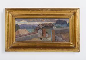 MALESCI GIOVANNI (1884 - 1969) : PAESAGGIO  - Asta Asta 499 | ARTE MODERNA E CONTEMPORANEA Virtuale - Associazione Nazionale - Case d'Asta italiane