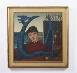 ASSETTO FRANCO (1911 - 1991) : RITRATTO DI CARLA BACOLLA  - Asta Asta 499 | ARTE MODERNA E CONTEMPORANEA Virtuale - Associazione Nazionale - Case d'Asta italiane