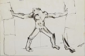 LEIRO ANTONIO : SENZA TITOLO  - Asta Asta 499 | ARTE MODERNA E CONTEMPORANEA Virtuale - Associazione Nazionale - Case d'Asta italiane