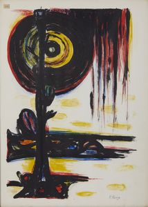 BORRA POMPEO (1898 - 1973) - PAESAGGIO