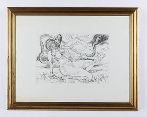 GUTTUSO RENATO (1912 - 1987) : EVA  - Asta Asta 499 | ARTE MODERNA E CONTEMPORANEA Virtuale - Associazione Nazionale - Case d'Asta italiane