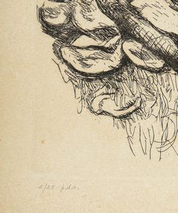 GUTTUSO RENATO (1912 - 1987) : SENZA TITOLO  - Asta Asta 499 | ARTE MODERNA E CONTEMPORANEA Virtuale - Associazione Nazionale - Case d'Asta italiane