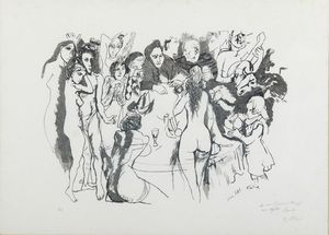 GUTTUSO RENATO (1912 - 1987) - SENZA TITOLO