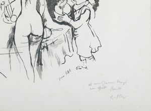 GUTTUSO RENATO (1912 - 1987) : SENZA TITOLO  - Asta Asta 499 | ARTE MODERNA E CONTEMPORANEA Virtuale - Associazione Nazionale - Case d'Asta italiane