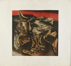 GUTTUSO RENATO (1912 - 1987) - FOGLIE