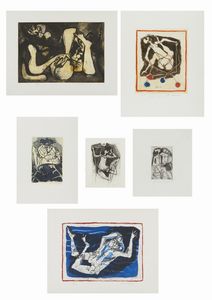 MINGUZZI LUCIANO (1911 - 2004) - LOTTO COMPOSTO DA N.6 FOGLI