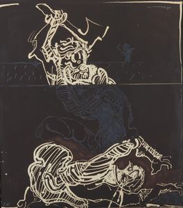 ORTEGA JOSE'  (1921 - 1990) - CAINO E ABELE