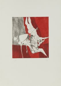 ARNOLDI NAG (n. 1928) : CARTELLA COMPOSTA DA N.3 FOGLI: I CAVALLI DI ACHILLE  - Asta Asta 499 | ARTE MODERNA E CONTEMPORANEA Virtuale - Associazione Nazionale - Case d'Asta italiane