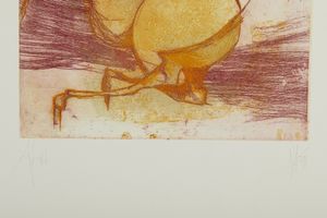 ARNOLDI NAG (n. 1928) : CARTELLA COMPOSTA DA N.3 FOGLI: I CAVALLI DI ACHILLE  - Asta Asta 499 | ARTE MODERNA E CONTEMPORANEA Virtuale - Associazione Nazionale - Case d'Asta italiane