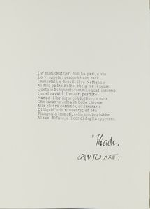 ARNOLDI NAG (n. 1928) : CARTELLA COMPOSTA DA N.3 FOGLI: I CAVALLI DI ACHILLE  - Asta Asta 499 | ARTE MODERNA E CONTEMPORANEA Virtuale - Associazione Nazionale - Case d'Asta italiane