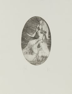 ARNOLDI NAG (n. 1928) : CARTELLA COMPOSTA DA N.6 FOGLI: RITRATTI DI ARLECCHINO  - Asta Asta 499 | ARTE MODERNA E CONTEMPORANEA Virtuale - Associazione Nazionale - Case d'Asta italiane