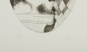 ARNOLDI NAG (n. 1928) : CARTELLA COMPOSTA DA N.6 FOGLI: RITRATTI DI ARLECCHINO  - Asta Asta 499 | ARTE MODERNA E CONTEMPORANEA Virtuale - Associazione Nazionale - Case d'Asta italiane