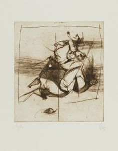 ARNOLDI NAG (n. 1928) : CARTELLA COMPOSTA DA N.7 FOGLI: OMAGGIO A PAOLO UCCELLO  - Asta Asta 499 | ARTE MODERNA E CONTEMPORANEA Virtuale - Associazione Nazionale - Case d'Asta italiane