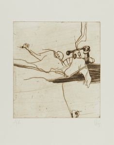 ARNOLDI NAG (n. 1928) : CARTELLA COMPOSTA DA N.7 FOGLI: OMAGGIO A PAOLO UCCELLO  - Asta Asta 499 | ARTE MODERNA E CONTEMPORANEA Virtuale - Associazione Nazionale - Case d'Asta italiane