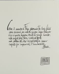 ARNOLDI NAG (n. 1928) : IL FILO DI ARIANNA, 2003  - Asta Asta 499 | ARTE MODERNA E CONTEMPORANEA Virtuale - Associazione Nazionale - Case d'Asta italiane