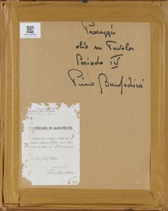 BONFADINI PINO (n. 1931) : PAESAGGIO (PERIODO IV)  - Asta Asta 499 | ARTE MODERNA E CONTEMPORANEA Virtuale - Associazione Nazionale - Case d'Asta italiane