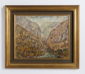 AUTORE NON IDENTIFICATO : VALLE  - Asta Asta 499 | ARTE MODERNA E CONTEMPORANEA Virtuale - Associazione Nazionale - Case d'Asta italiane