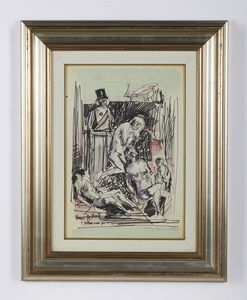 DI PRATA OSCAR (1910 - 2006) : POTERE, ANNI 70  - Asta Asta 499 | ARTE MODERNA E CONTEMPORANEA Virtuale - Associazione Nazionale - Case d'Asta italiane