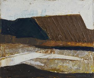 GADDA WALTER (n. 1950) - PAESAGGIO SICULO