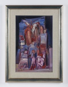 DI PRATA OSCAR (1910 - 2006) : SENZA TITOLO  - Asta Asta 499 | ARTE MODERNA E CONTEMPORANEA Virtuale - Associazione Nazionale - Case d'Asta italiane