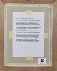 SARTORI AMLETO (1915 - 1962) : MASCHERA  - Asta Asta 499 | ARTE MODERNA E CONTEMPORANEA Virtuale - Associazione Nazionale - Case d'Asta italiane