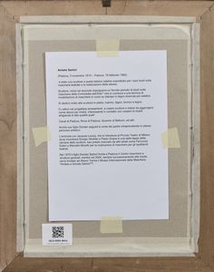 SARTORI AMLETO (1915 - 1962) : MASCHERA  - Asta Asta 499 | ARTE MODERNA E CONTEMPORANEA Virtuale - Associazione Nazionale - Case d'Asta italiane