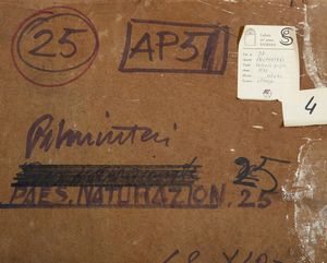 PALMINTERI GIANNI (1924 - 1996) : VELONIA GRIGIA  - Asta Asta 499 | ARTE MODERNA E CONTEMPORANEA Virtuale - Associazione Nazionale - Case d'Asta italiane