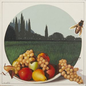CANTINI MASSIMO (1946 - 2023) - NATURA MORTA (CON BOMBO)