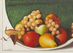 CANTINI MASSIMO (1946 - 2023) : NATURA MORTA (CON BOMBO)  - Asta Asta 499 | ARTE MODERNA E CONTEMPORANEA Virtuale - Associazione Nazionale - Case d'Asta italiane