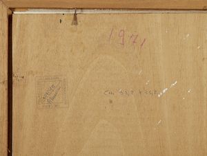 GRAZZINI RENZO (1912 - 1990) : SENZA TITOLO  - Asta Asta 499 | ARTE MODERNA E CONTEMPORANEA Virtuale - Associazione Nazionale - Case d'Asta italiane