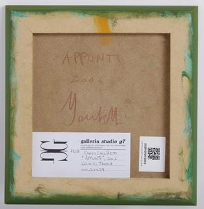 IACCHETTI PAOLO (n. 1953) : APPUNTI  - Asta Asta 499 | ARTE MODERNA E CONTEMPORANEA Virtuale - Associazione Nazionale - Case d'Asta italiane