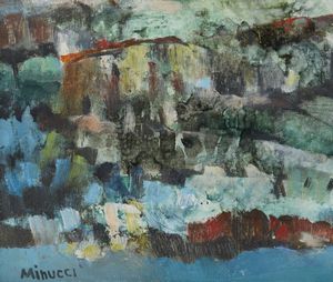 ROMANO MINUCCI (n. 1937) : SENZA TITOLO  - Asta Asta 499 | ARTE MODERNA E CONTEMPORANEA Virtuale - Associazione Nazionale - Case d'Asta italiane