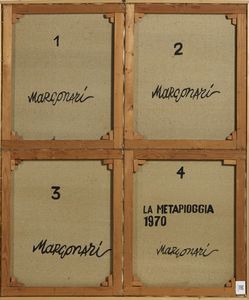 MARGONARI RENZO (n. 1937) : LA METAPIOGGIA  - Asta Asta 499 | ARTE MODERNA E CONTEMPORANEA Virtuale - Associazione Nazionale - Case d'Asta italiane
