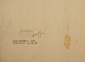 ZANOLETTI GUIDO (1933 - 2014) : SENZA TITOLO  - Asta Asta 499 | ARTE MODERNA E CONTEMPORANEA Virtuale - Associazione Nazionale - Case d'Asta italiane