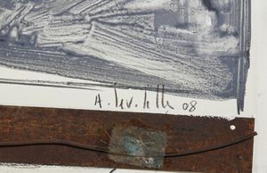 IEVOLELLA ANTONIO (n. 1952) : SENZA TITOLO (APPUNTI DI MEMORIA).  - Asta Asta 499 | ARTE MODERNA E CONTEMPORANEA Virtuale - Associazione Nazionale - Case d'Asta italiane